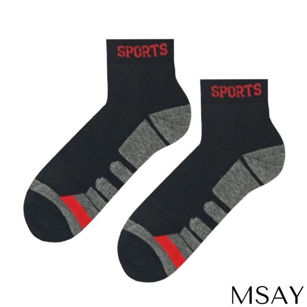 Skarpetki młodzieżowe sportowe Czarne
