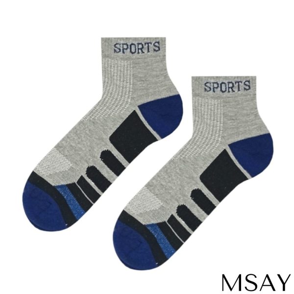 Skarpetki młodzieżowe sportowe Szare