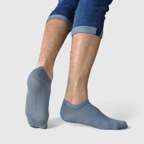 Skarpetki Stopki męskie joga antypoślizgowe jeans