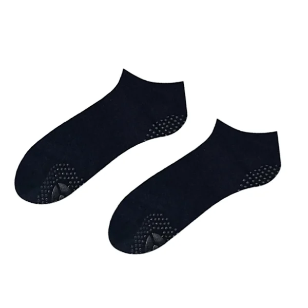 Skarpetki Stopki męskie joga antypoślizgowe granatowe