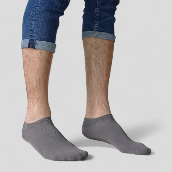 Skarpetki Stopki męskie joga antypoślizgowe grafit