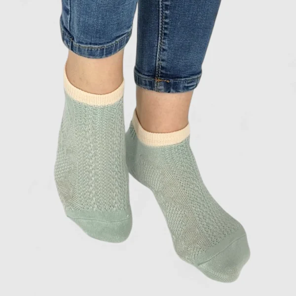 Skarpetki stopki damskie bawełniane