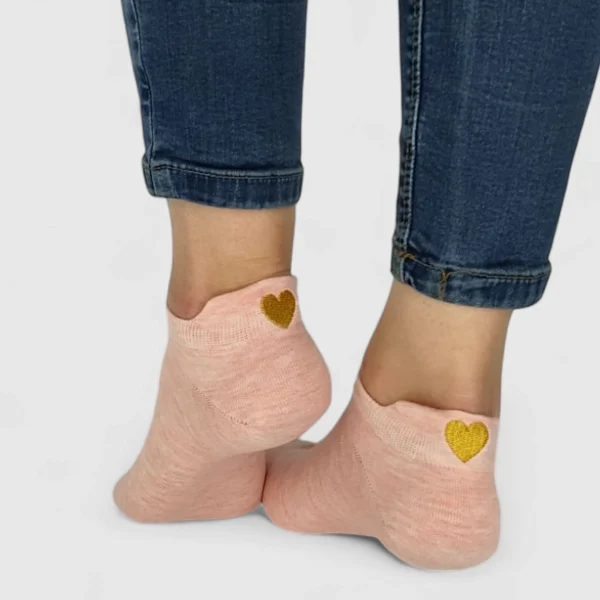 Skarpetki stopki damskie serce