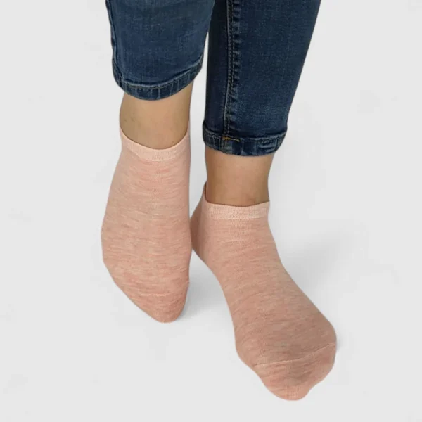 Skarpetki stopki damskie różowe