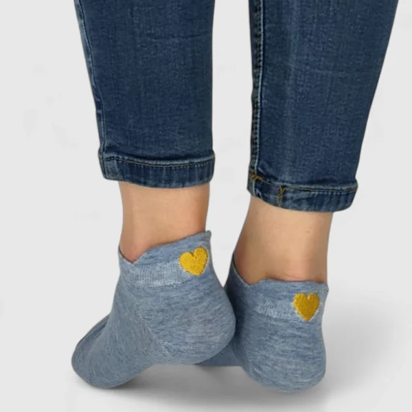 Skarpetki stopki damskie serce