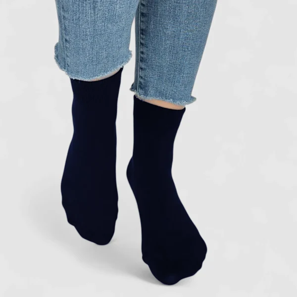 Skarpety bambusowe damskie granat MSAY Skarpety bambusowe damskie granat