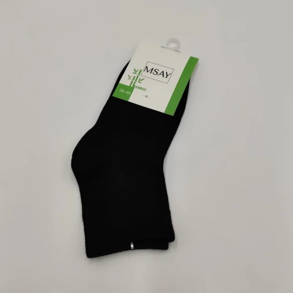 Skarpety bambusowe damskie czarne MSAY Skarpety bambusowe damskie czarne