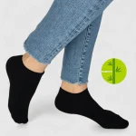 Stopki bambusowe damskie czarne MSAY Stopki bambusowe damskie czarne