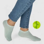 Stopki bambusowe damskie miętowe MSAY Stopki bambusowe damskie miętowe