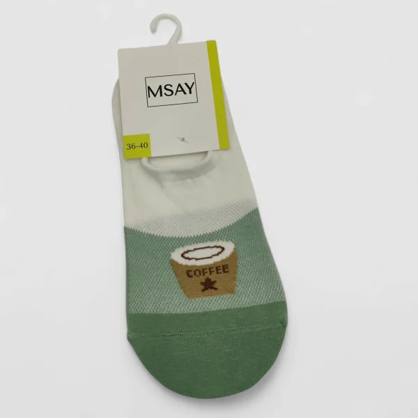 Stopki niskie damskie kawa