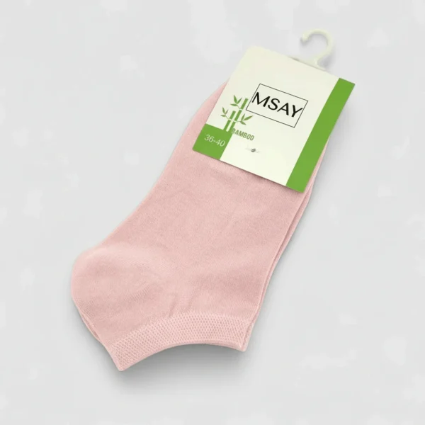 Stopki bambusowe damskie różowe