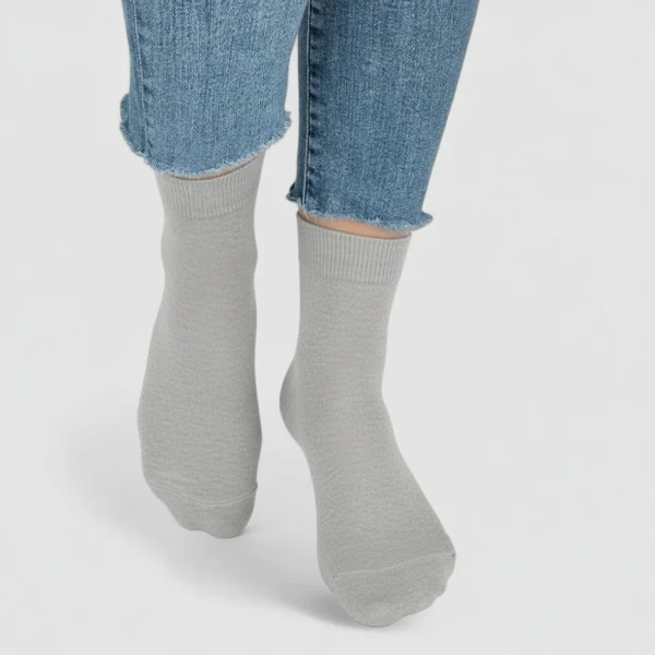 Skarpety bambusowe damskie szare MSAY Skarpety bambusowe damskie szare