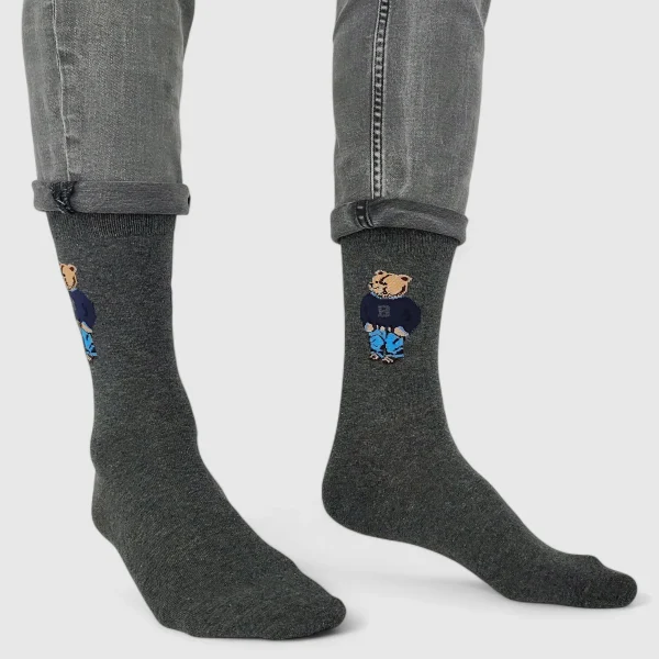 Skarpetki męskie z misiem
