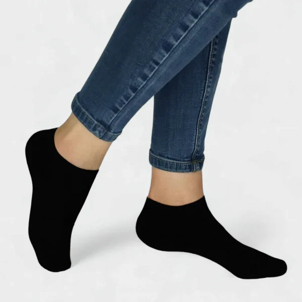 Skarpetki stopki damskie czarne