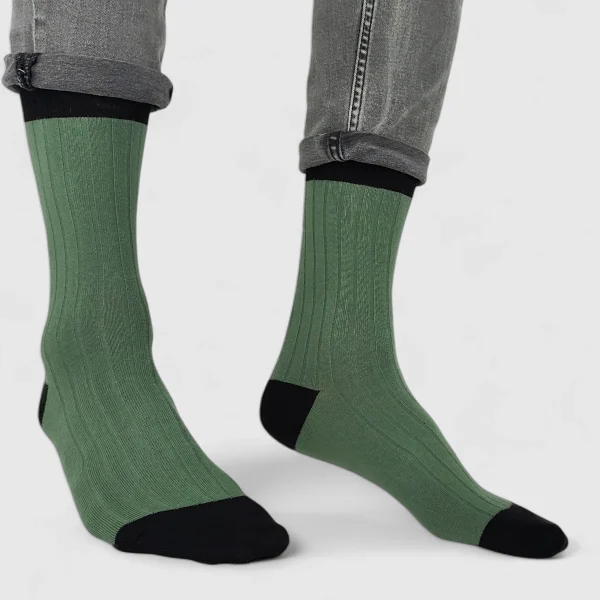 Skarpety męskie w prążek