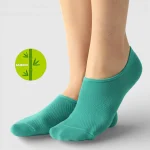 Skarpetki stopki bambusowe turkusowe MSAY Skarpetki stopki bambusowe turkusowe