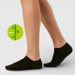 Starpetki stopki bambusowe męskie czarne MSAY Starpetki stopki bambusowe męskie czarne