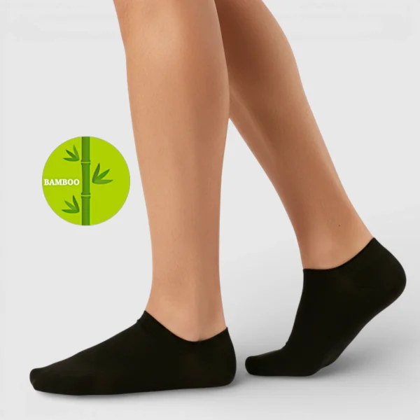 Starpetki stopki bambusowe męskie czarne