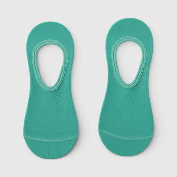 Skarpetki stopki bambusowe turkusowe