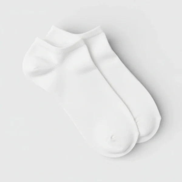 Skarpetki stopki bambusowe męskie białe