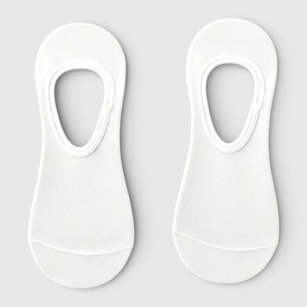 Skarpetki stopki bambusowe białe
