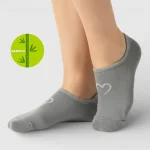 Skarpetki stopki bambusowe z sercem