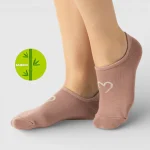Skarpetki stopki bambusowe z sercem