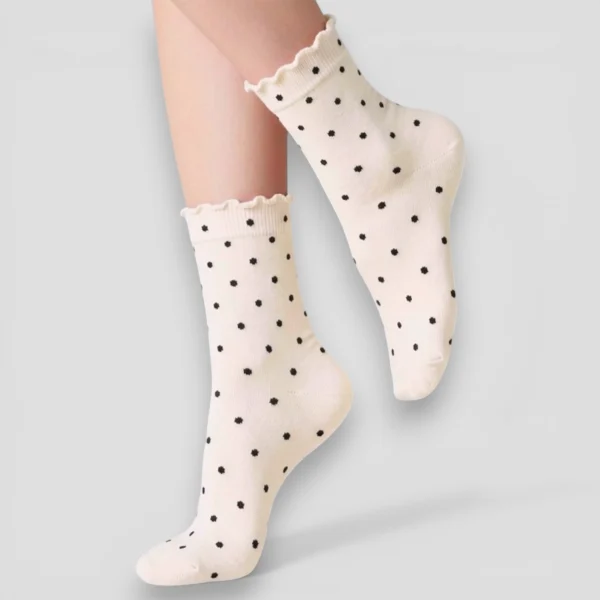 Skarpety damskie w kropki MSAY Skarpety damskie w kropki