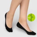 Skarpetki stopki bambusowe damskie czarne