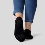 Skarpetki stopki damskie antypoślizgowe czarne