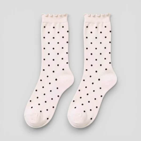 Skarpety damskie w kropki MSAY Skarpety damskie w kropki
