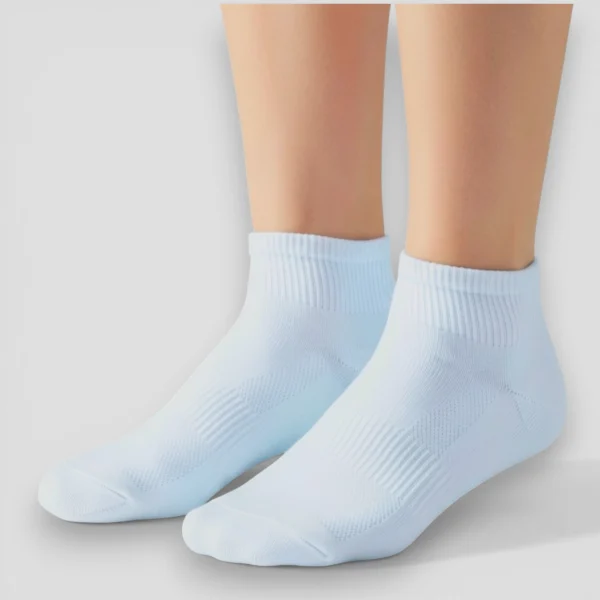 Skarpety za kostkę damskie błękitne