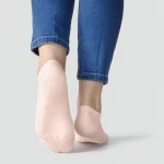 Skarpetki stopki damskie antypoślizgowe różowe