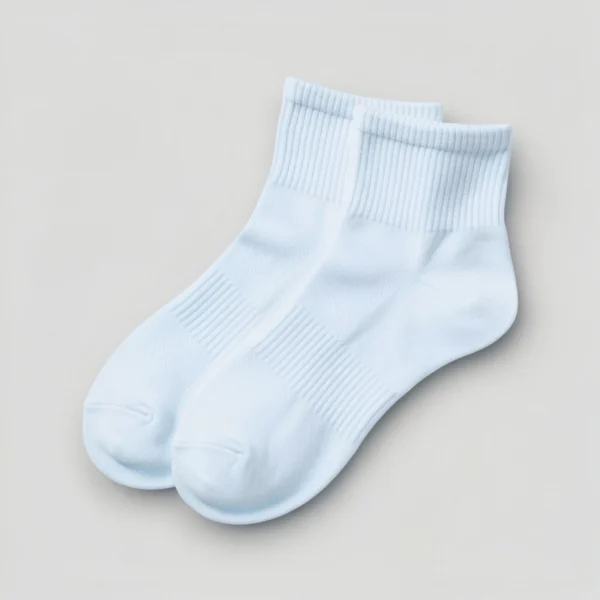 Skarpety za kostkę damskie błękitne