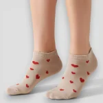 Skarpetki stopki damskie serca