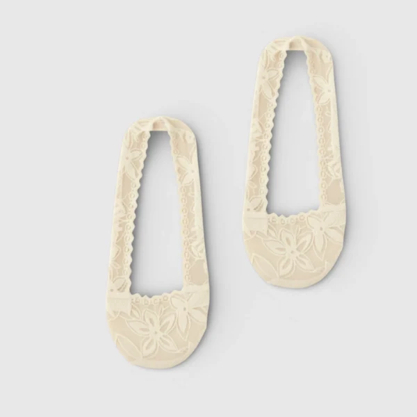 Skarpetki stopki bambusowe damskie beżowe