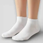 Skarpety za kostkę damskie białe