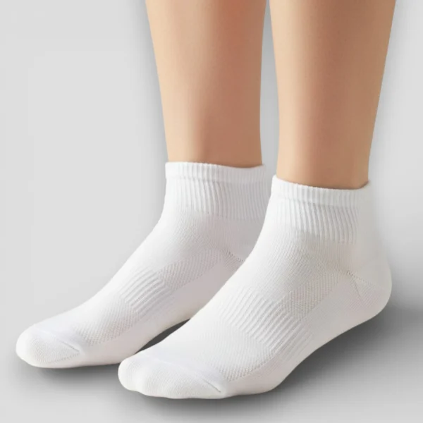 Skarpety za kostkę damskie białe