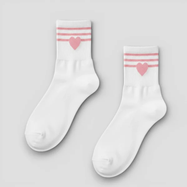 Skarpety damskie serce MSAY Skarpety damskie serce