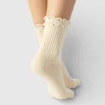 Skarpety damskie z perłami ercu